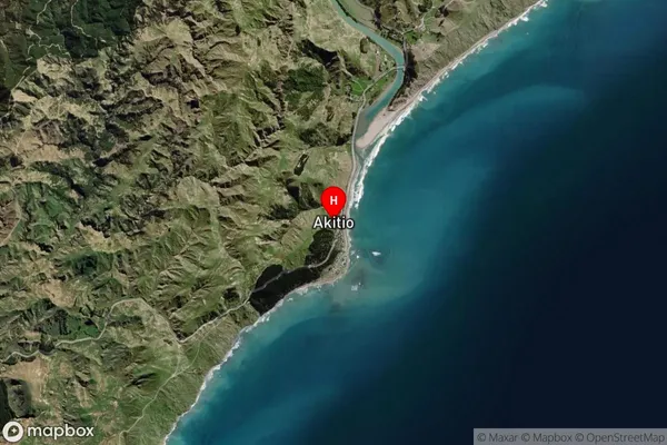 Akitio,Manawatu-Wanganui Satellite Map