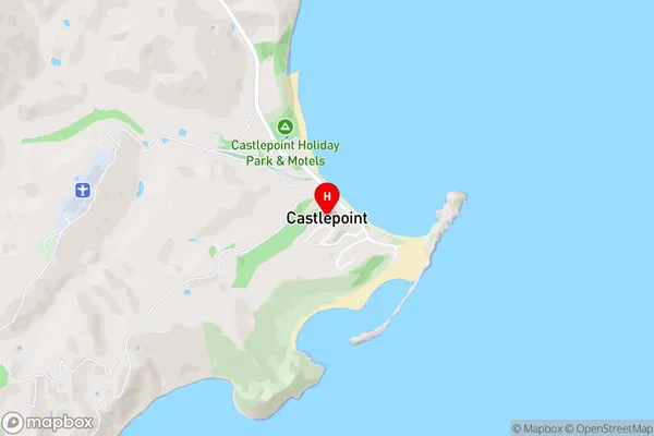 Castlepoint,Wellington Area Map