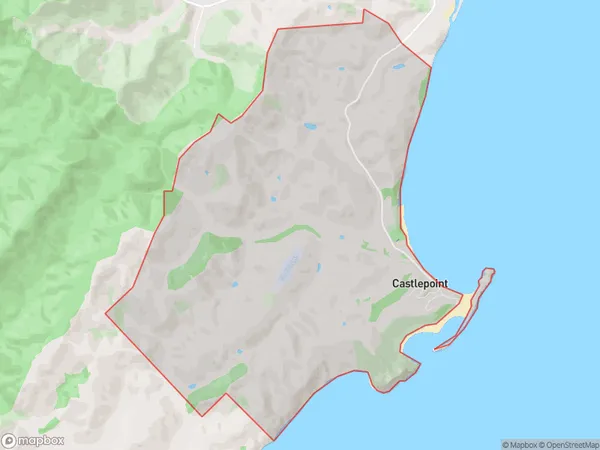 Castlepoint, Wellington Polygon Area Map