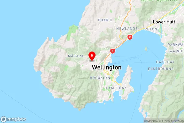 Homewood,Wellington Region Map