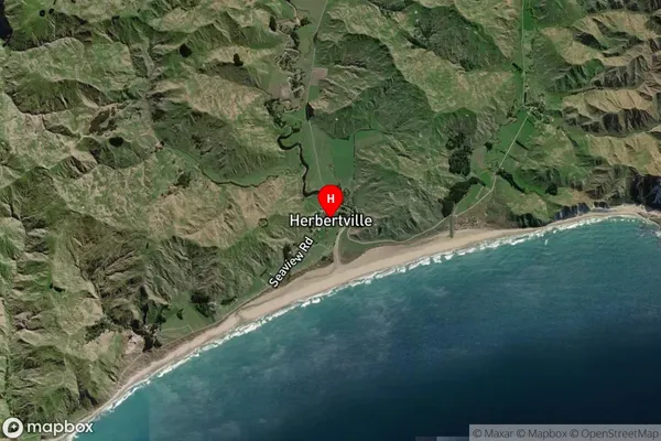 Herbertville,Manawatu-Wanganui Satellite Map