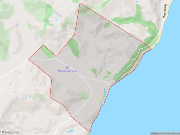 Whakataki, Wellington Polygon Area Map