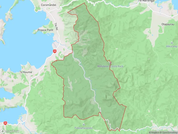 ZipCode 3581 Map for Waiau