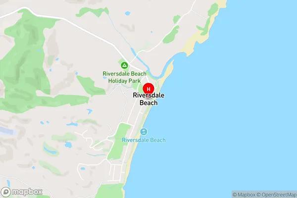 Riversdale Beach,Wellington Area Map