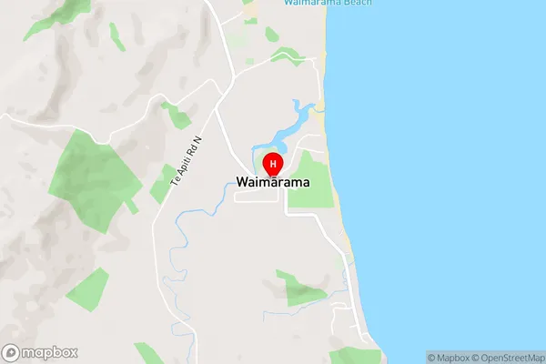 Waimarama,Hawke's Bay Area Map