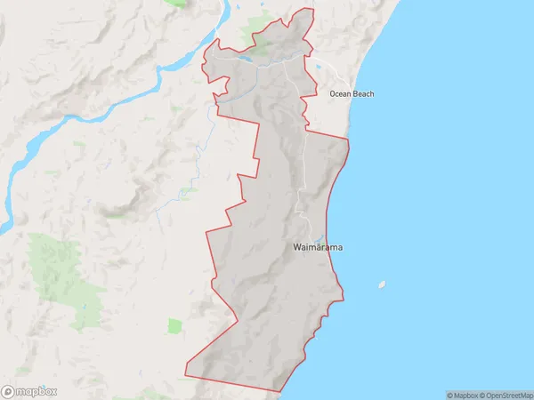 ZipCode 4294 Map for Waimarama