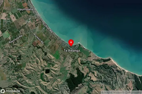 Te Awanga,Hawke's Bay Satellite Map