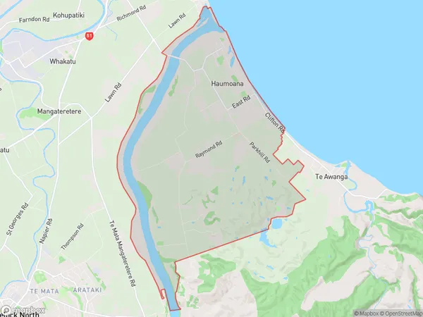 ZipCode 4180 Map for Haumoana