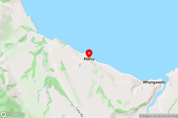 Mahia,Hawke's Bay Area Map