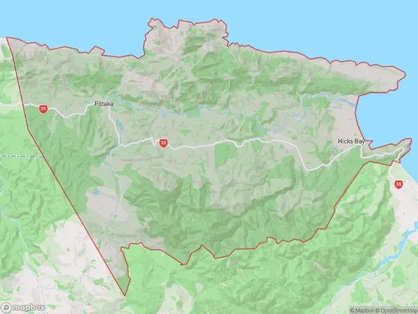 ZipCode 4054 Map for Hicks Bay