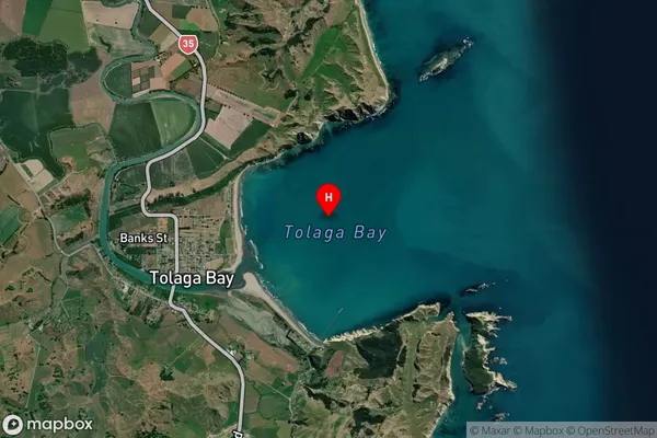 Tolaga Bay,Gisborne Satellite Map