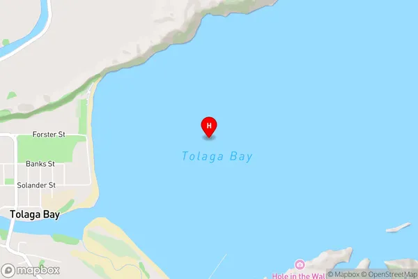 Tolaga Bay,Gisborne Area Map