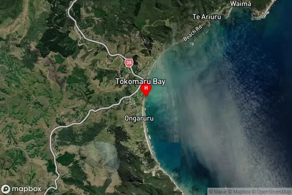 Tokomaru Bay,Gisborne Satellite Map