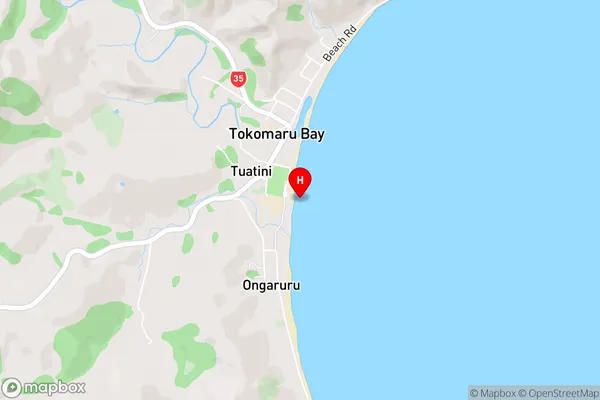 Tokomaru Bay,Gisborne Area Map