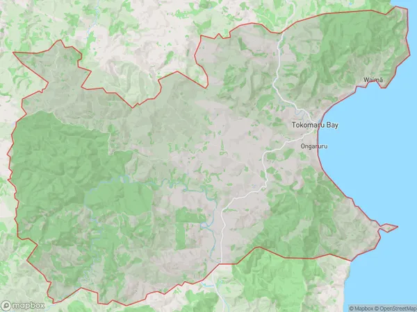 Tokomaru Bay, Gisborne Polygon Area Map