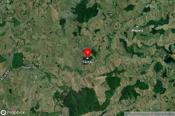 Tikitiki,Waikato Satellite Map