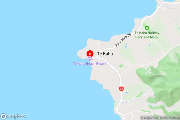 Te Kaha,Bay of Plenty Area Map