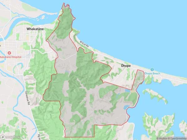 Maraetotara, Bay of Plenty Polygon Area Map