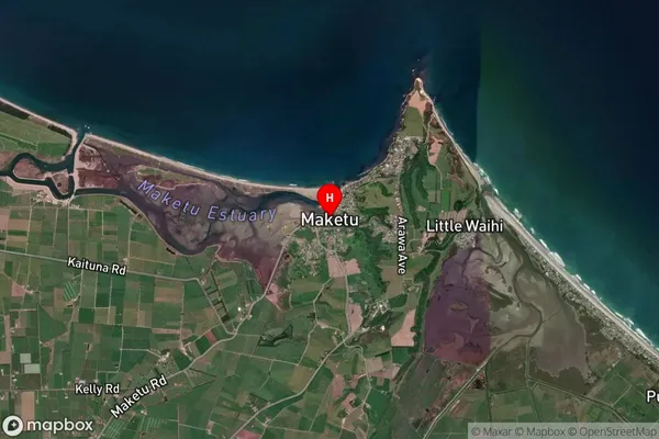 Maketu,Bay of Plenty Satellite Map