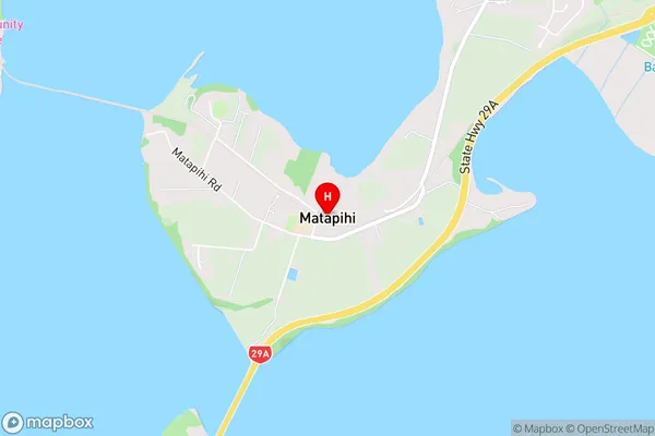 Matapihi,Bay of Plenty Area Map