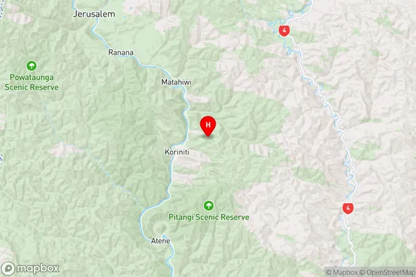 Omokoroa,Manawatu-Wanganui Region Map