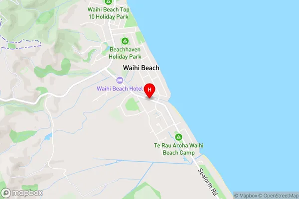 Waihi Beach,Bay of Plenty Area Map