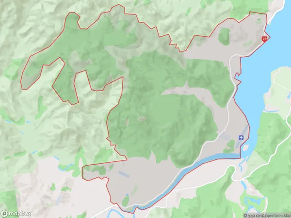 Pukepoto, Waikato Polygon Area Map