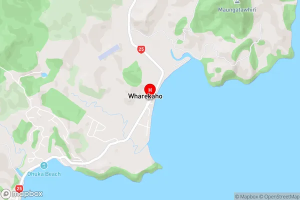 Wharekaho,Waikato Area Map