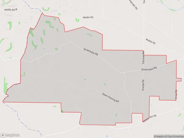 Crossans Corner, Otago Polygon Area Map