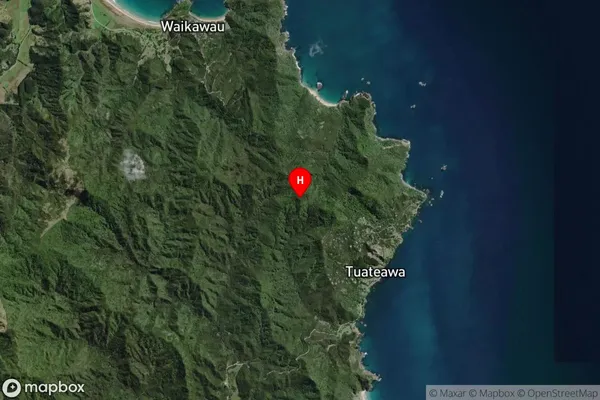 Tuateawa,Waikato Satellite Map