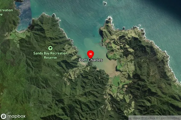 Port Charles,Waikato Satellite Map