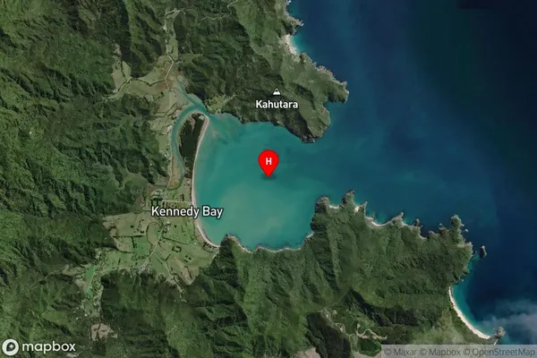 Kennedy Bay,Waikato Satellite Map