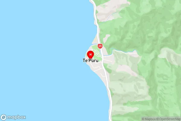 Te Puru,Waikato Area Map