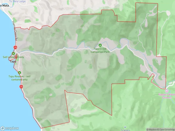 ZipCode 3575 Map for Tapu