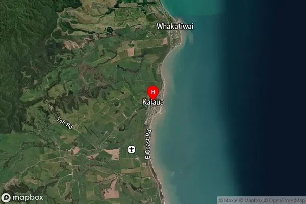 Kaiaua,Waikato Satellite Map