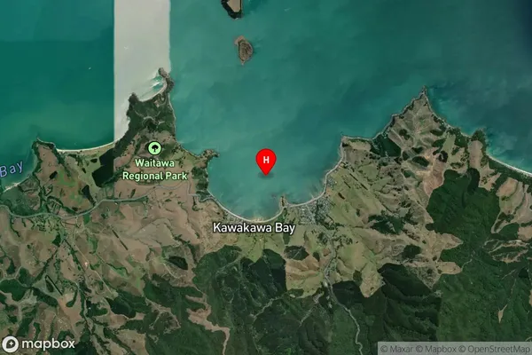 Kawakawa Bay,Auckland Satellite Map