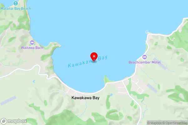 Kawakawa Bay,Auckland Area Map