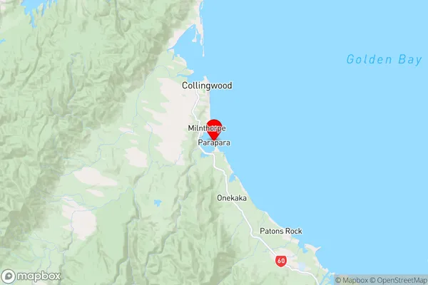 Parapara,Tasman Region Map