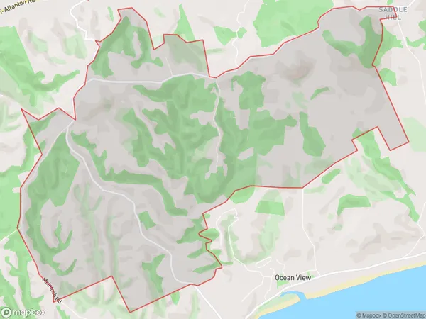 Scroggs Hill, Otago Polygon Area Map