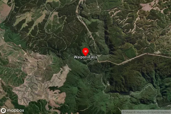 Waipori Falls,Otago Satellite Map