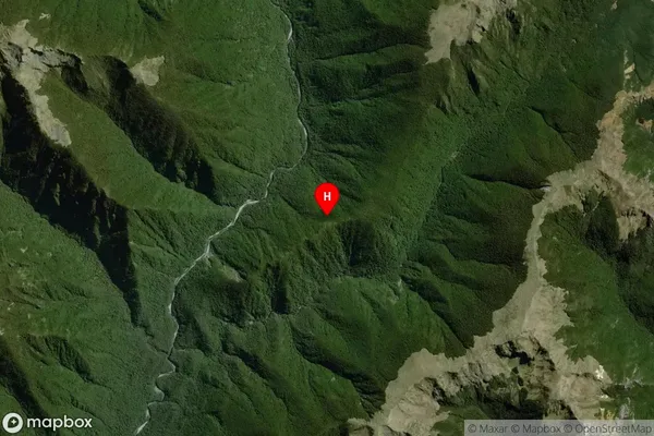 Kahurangi National Park,West Coast Satellite Map