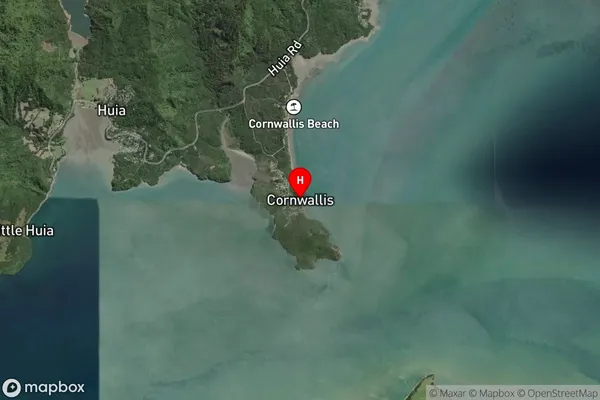 Cornwallis,Auckland Satellite Map