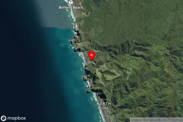 Anawhata,Auckland Satellite Map