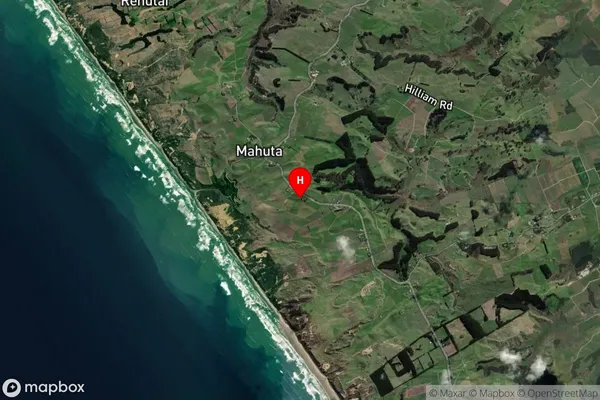 Mahuta,Northland Satellite Map