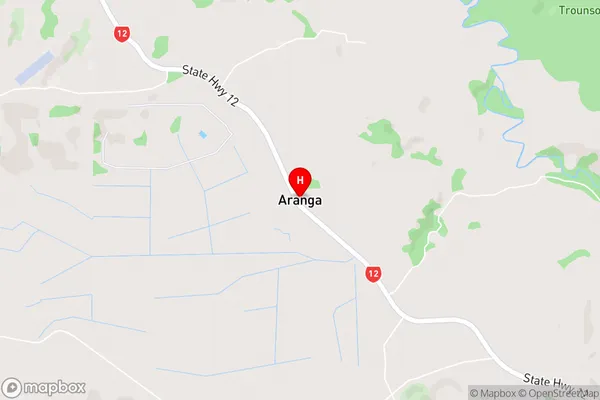 Aranga,Northland Area Map