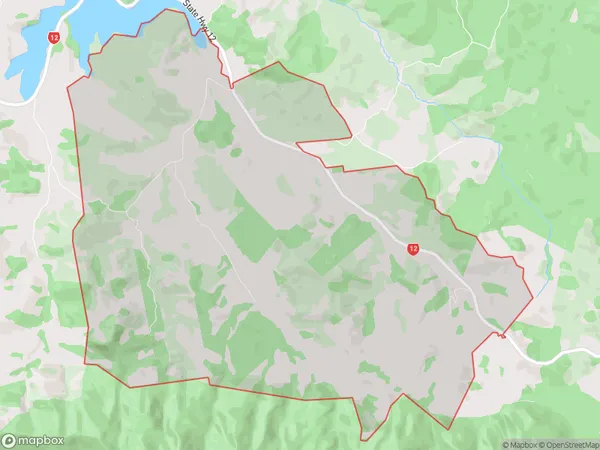 Omanaia, Northland Polygon Area Map