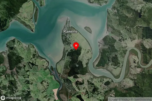 Rawene,Northland Satellite Map