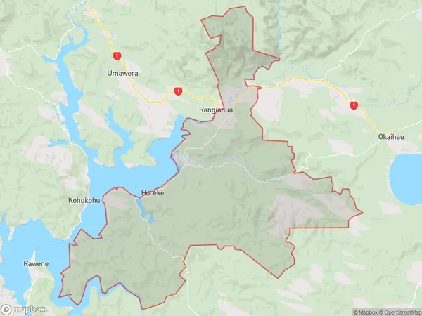 Horeke, Northland Polygon Area Map