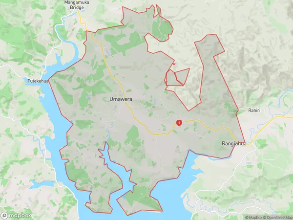 Umawera, Northland Polygon Area Map