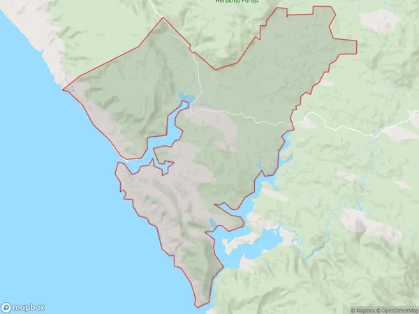 Herekino, Northland Polygon Area Map